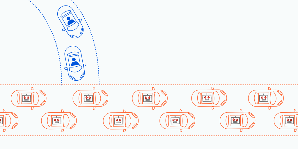 ddos attack traffic metaphor