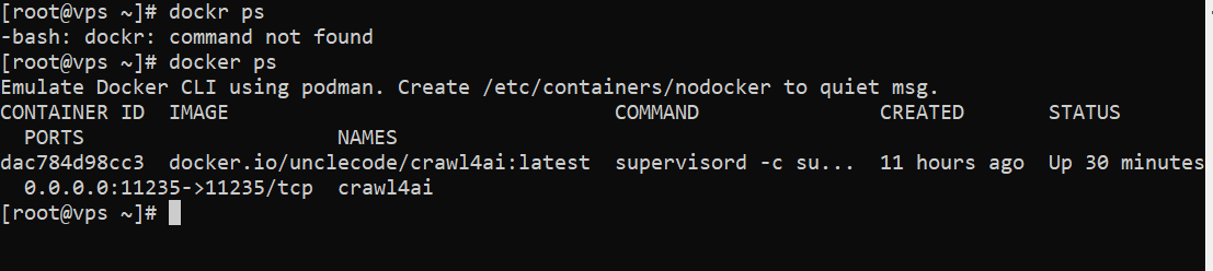 Crawl4AI Docker installation to SubDomain Crawl4AI Docker installation to SubDomain